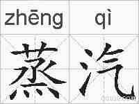 蒸汽的拼音