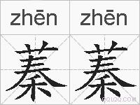 蓁蓁的拼音