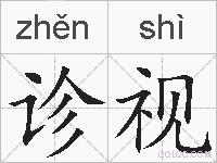诊视的拼音