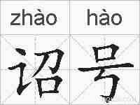 诏号的拼音