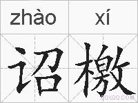诏檄的拼音