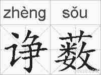 诤薮的拼音