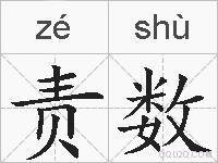 责数的拼音