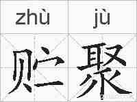 贮聚的拼音