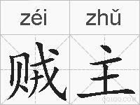 贼主的拼音