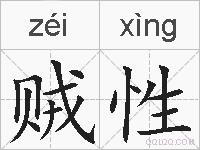 贼性的拼音