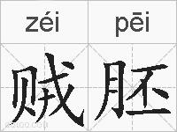 贼胚的拼音