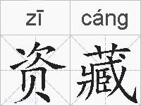 资藏的拼音