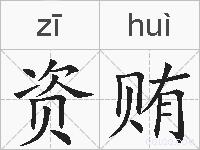 资贿的拼音