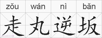走丸逆坂的拼音