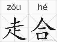 走合的拼音