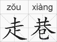 走巷的拼音