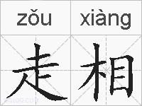 走相的拼音
