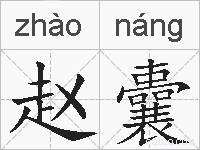 赵囊的拼音