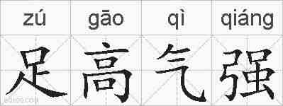 足高气强的拼音