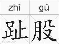 趾股的拼音