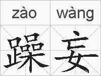 躁妄的拼音