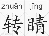 转睛的拼音