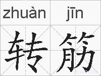 转筋的拼音