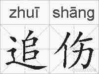 追伤的拼音