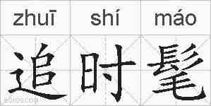 追时髦的拼音