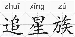 追星族的拼音