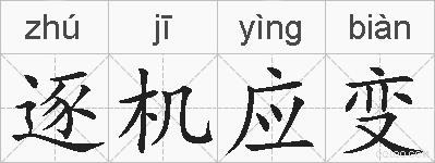 逐机应变的拼音