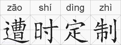 遭时定制的拼音