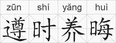 遵时养晦的拼音