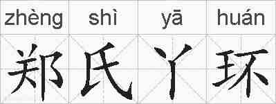 郑氏丫环的拼音