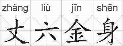 丈六金身的拼音