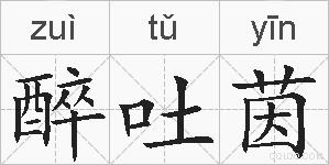 醉吐茵的拼音