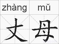 丈母的拼音