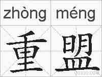重盟的拼音