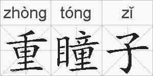 重瞳子的拼音