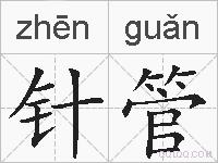 针管的拼音