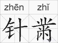 针黹的拼音