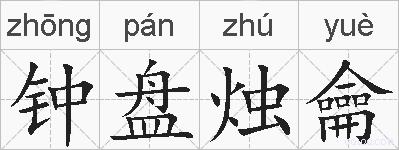 钟盘烛龠的拼音