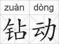 钻动的拼音