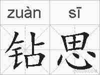钻思的拼音