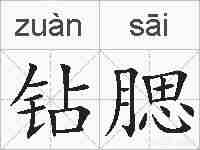 钻腮的拼音