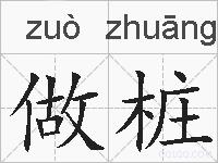 做桩的拼音