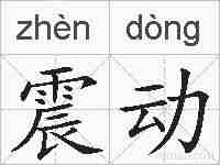 震动的拼音