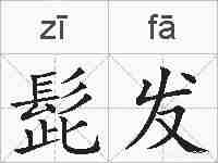 髭发的拼音