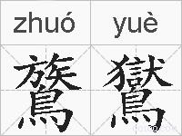 鷟鸑的拼音