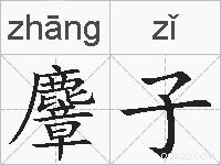 麞子的拼音