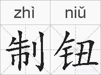 制钮的拼音
