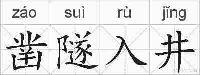 凿隧入井的拼音