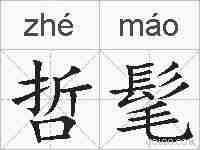 哲髦的拼音