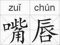 嘴唇的拼音